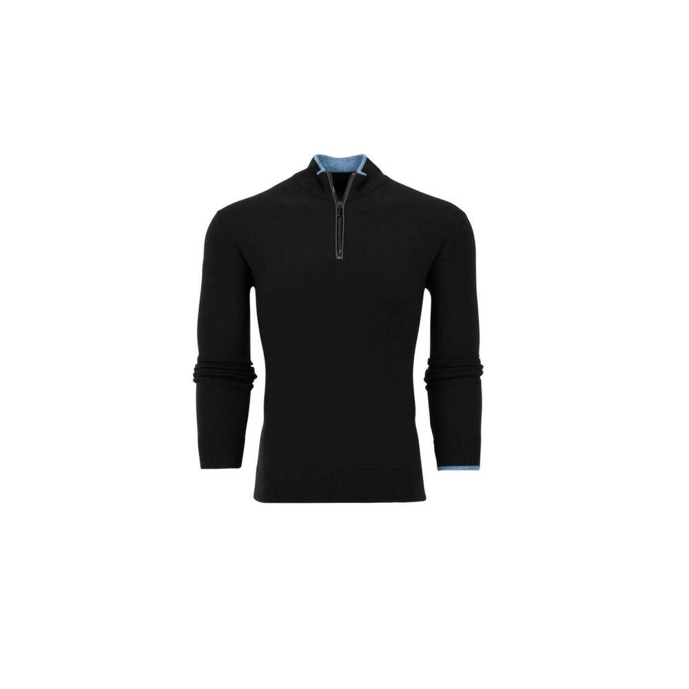 NEW GREYSON CLOTHIERS unisex - sebonack 1/4 zip sweater in shepherd